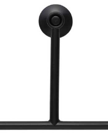 Badeværelsesskraber Med Sugekop Sort