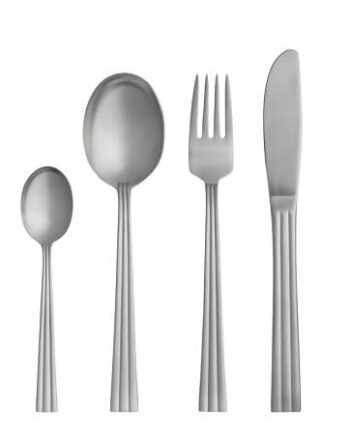 Gense Thebe Bestiksæt 16 Dele Mat Stål
