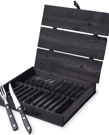 Old Farmer Black Steakbestik 12 Dele