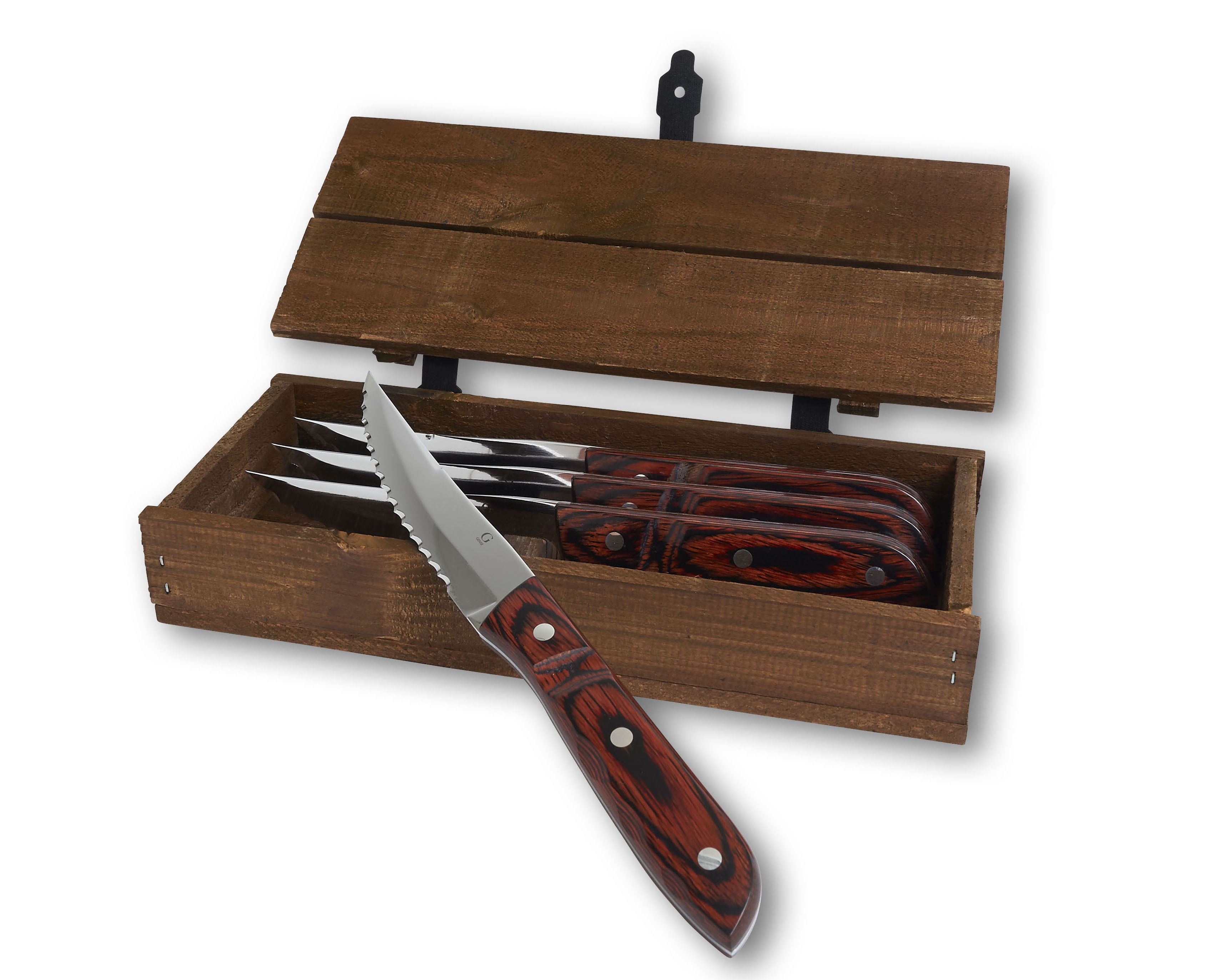 Old Farmer Classic Steakkniv Xl 4 Stk Træ Stål